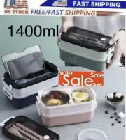 Lunch Box For Kids Adults Food Container,3 Layers All-in-One Stackable Bento Box