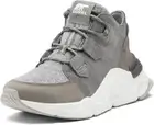 Sorel Women's Kinetic Rngd Caribou Sneaker Waterproof Boot Quarry, Sea Salt 6.5