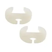 2PK BabyDan Baby/Infant Protection Finger Safe Guard For 35-40mm Doors White