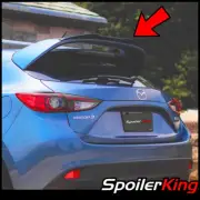 Rear Add-on Gurney Flap Spoiler (Fits: Mazda 3 Hatchback 5dr 2014-2018) 284VC (for: Mazda)