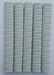 50x RING CHEVRON Players Cricket Bat Grip - WHITE - Oz Stock