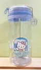 【震撼精品百貨】Hello Kitty 凱蒂貓 Hello Kitty日本SANRIO三麗鷗KITTY化妝包/筆袋-透明圓形天空藍*01256 震撼日式精品百貨