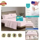 Hypoallergenic King Size Bed Sheets - 800 Thread Count Egyptian Cotton, Blush