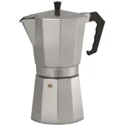 Avanti Aluminium Classic Pro Espresso Maker Stovetop Coffee Pot 9 Cup Silver
