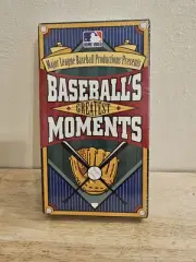 Vintage MLB Baseball's Greatest Moments VHS Video 1991/1999 *FACTORY SEALED!
