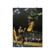 Kobe Bryant Dunk, Kobe Bryant Wall Art, Los Angeles Lakers, Mamba Poster