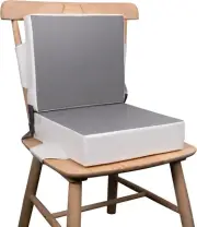 Chair Cushion Toddler Booster Seat for Dining Table PU Chair Pad Washable with S