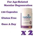 2 X Macutec Once Daily 120 Eye Supplements Vitamin For Macular Degeneration