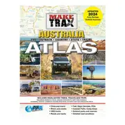 Make Trax Australia Off-road Atlas Outback Travel Book 128-Pages 30x23cm