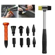 Car Body Paintless Dent Repair Kit Rubber Hammer Tap Down Hail Dent Removal Tool