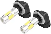 XYWHPGV 2 Pcs 881 White 1.6W 5 COB LED Fog Driving Light Headlight Daytime Running Lamp Bulb for Car(c6cb4 c8112 c8ce7 4268b fa814 06eae