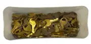 Master Lock A473 Replacement Brass Padlock Key Lot of 85 - NEW OLD STORE STOCK