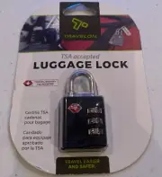Travelon Luggage Lock- TSA Accepted- Black