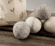 Wool Dryer Balls Premium 6 Pack Mixed Colours | Natural Fabric Softener | Reduces Wrinkles & Drying Time | Reusable & Sustainable Eco-Friendly Laundry Balls -Dryer Sheets Alternative | Mika Creations