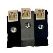 Mens Womens Merino Wool Blend Socks LOOSE TOP 11-14 Warm Thermal Heat Work