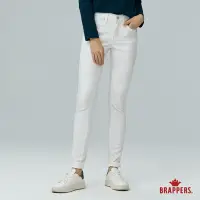 在飛比找Yahoo奇摩購物中心優惠-BRAPPERS 女款 中腰彈性窄管褲-白
