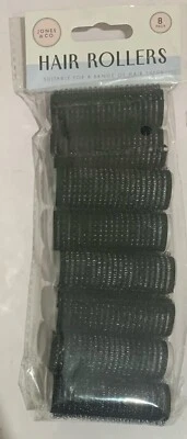 Hair Rollers Self Grip 8 X Rollers Heatless Hair Curler Waves Styling Curls Roll