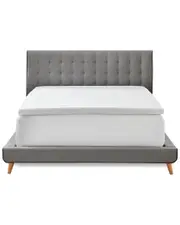 GeoPEDIC 2in Gel-Infused Memory Foam Mattress Topper with Circular-Knit Cover
