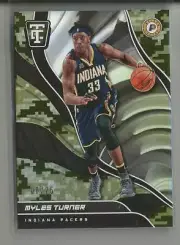 2017-18 Panini Totally Certified #25 Myles Turner Camo Parallel Insert #ed 8/ 25