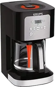 [KRUPS] 7211002967 EC321 Coffee Machine, 12-Cup((60 fl ounce)), Black