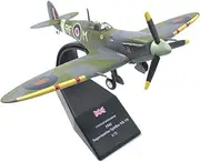 1/72 Scale WWII British Spitfire Fighter Aircraft Supersonic Fighter Model Alloy Model Diecast Plane Model for Collection