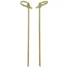 160 Disposal Bamboo Teppo Gushi Skewers Knotted Skewer Cocktail Salad Stick 9cm