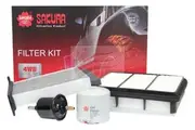 Sakura Filter Service Kit for Mitsubishi Triton ML 6G74A 3.5 Petrol 2006-2009