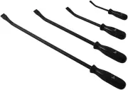 SUNEX TOOLS 9704 Pry Bar Set with Ergonomic Handles, 4-Piece