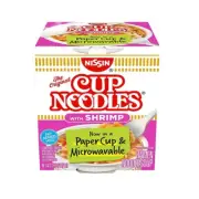 Nissin Cup Noodle Shrimp 2.25 oz (Pack of 6)