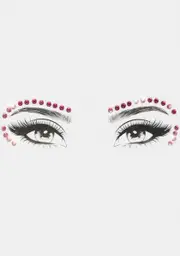 Candylicious Hot Pink Face Gems