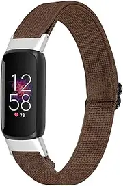Fit for Fitbit Luxe/Luxe SE Bands Women Men, Stretch Adjustable Elastic Nylon Bracelet Strap Replacement Watch Band Wristbands for Fitbit Luxe Special Edition Fitness Tracker