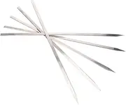 CANIGHT 5Pcs Skewers Long Wide Thick Durable Rust Barbecue Tools for Grilling Meat and Kabobs Easy to Clean Practical BBQ Accessories