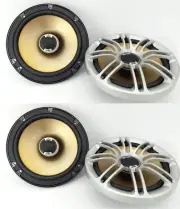 4) Polk Audio DB651s 6 1/2 Inch 2way Car Boat Marine Audio Slim Mount Speakers