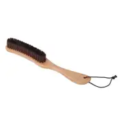 Clothes Brush with Boar Bristle Lint and Beech Handle for Suits Defult