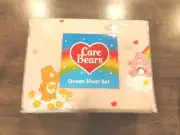 Care Bears QUEEN SIZE Bedding 4-Piece Sheet Set - 100% Cotton *New