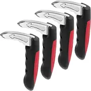 4Pcs Car Door Assist Handle,Multifunction Portable Vehicle Support Handle, 3 in 1 Car Door Handle for Elderly, Seatbelt Cutter Window Breaker for Seniors, Window Breaker Standing Mobility Aid for Car