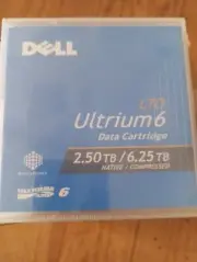 5 x Dell LTO Ultrium 6 Data Cartridge 2.5TB/6.25TB - Sealed 0RWK0N / 03W22T