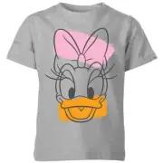 Disney Daisy Duck Head Kids' T-Shirt - Grey