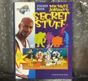 Vintage Michael Jordan Secret Stuff Space Jam Sticker Book - 1996 NEW