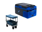 Kings Escape 20 Fridge/Freezer 12V 24V + Beach & Camping Cart 120kg Rating