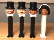 (4) Newest European Wedding PEZ*Black Bride/Groom & Mustache/Bearded Grooms!