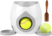 Dog Ball Thrower - Interactive Automatic Baseball Thrower - Aggressive Dog Ball Shooter with Feeder for Indoor Outdoor Mental Stimulation Exercise
