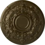 Ekena Millwork Ceiling Medallion 28.125"X1.75" Paintable Polyurethane Brass