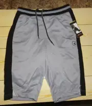 New AND1 Men's Fashion 13" Inseam Basketball Shorts Sleet Heather Grey Medium