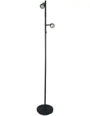 [Oriel Lighting] Daxam LED Twin Floor Lamp Black