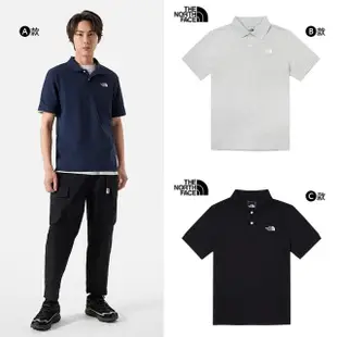 【The North Face】TNF 北臉 短袖POLO 立領短袖 多款任選(NF0A87UX8K2&)