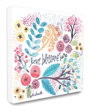 Stupell Floral Love Blossoms Here
