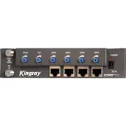 KINGRAY CAT01 4 Way RF Over Cat5 Amplifier Incorporates Master Gain and Tilt Controls, Plus