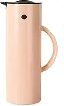 Coffee Maker, Household Coffee 1L Large Capacity Glass Inner for Brewing Insulation Pot(Roze)