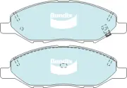 Bendix General CT Front Brake Pad Set for Nissan Cube Z11 1.5L HR15DE Petrol 200 (for: Nissan)